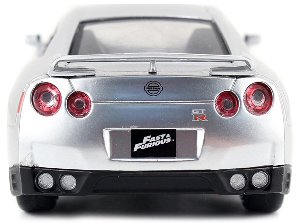 Brian's Nissan GT-R (R35) Silver Metallic 'Fast & Furious' Movie 1/32 Diecast Model Car by Jada