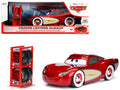 Cruising Lightning McQueen Red Metallic with Extra Wheels Disney & Pixar 'Cars' Movie 'Hollywood Rides' Series Diecast Model Car by Jada