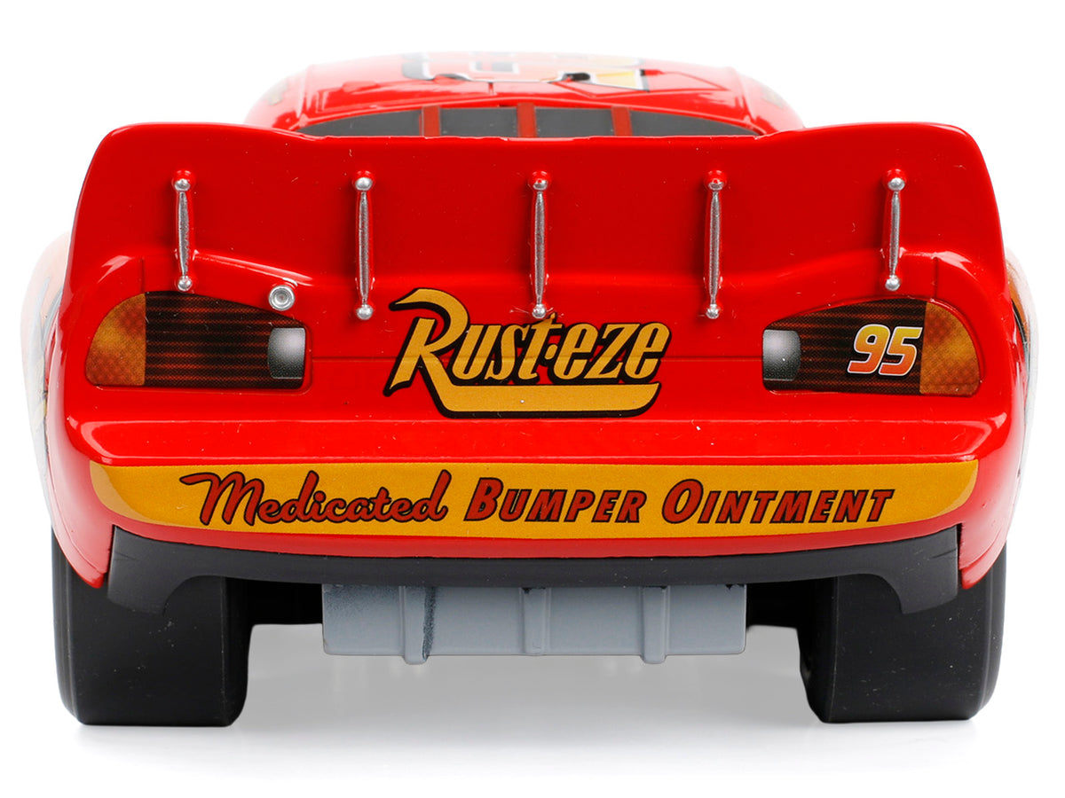Lightning McQueen #95 Red Disney & Pixar 'Cars' Movie 'Hollywood Rides' Series Diecast Model Car by Jada