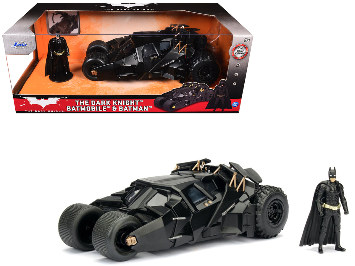 2008 'The Dark Knight' Tumbler Batmobile with Batman Diecast Figurine 1/24 Diecast Model Car by Jada
