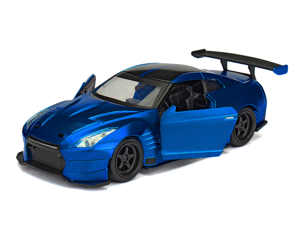 Brian's 2009 Nissan GTR R35 Blue Ben Sopra 'Furious 7' (2015) Movie '25 Years of Fast & Furious' Series 1/32 Diecast Model Car by Jada