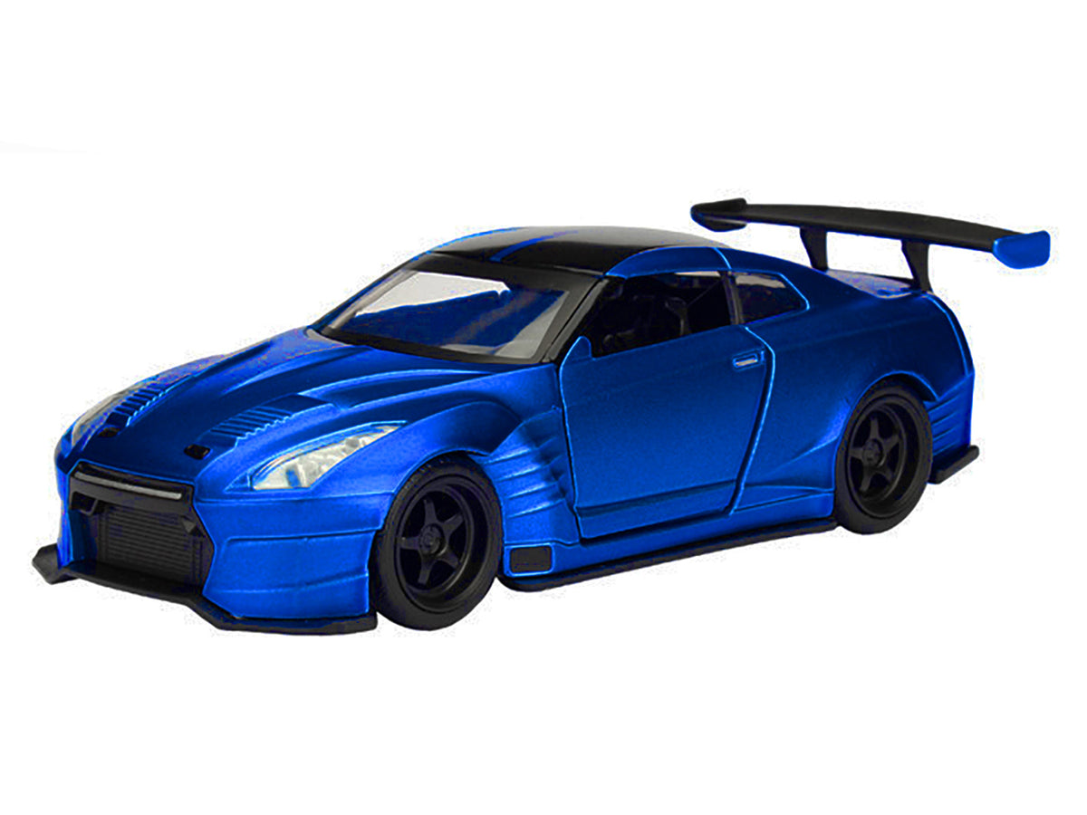 Brian's 2009 Nissan GTR R35 Blue Ben Sopra 'Furious 7' (2015) Movie '25 Years of Fast & Furious' Series 1/32 Diecast Model Car by Jada