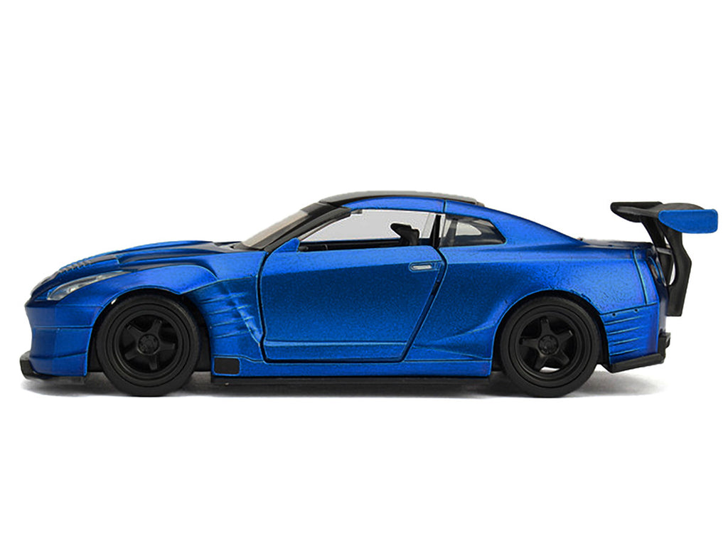 Brian's 2009 Nissan GTR R35 Blue Ben Sopra 'Furious 7' (2015) Movie '25 Years of Fast & Furious' Series 1/32 Diecast Model Car by Jada