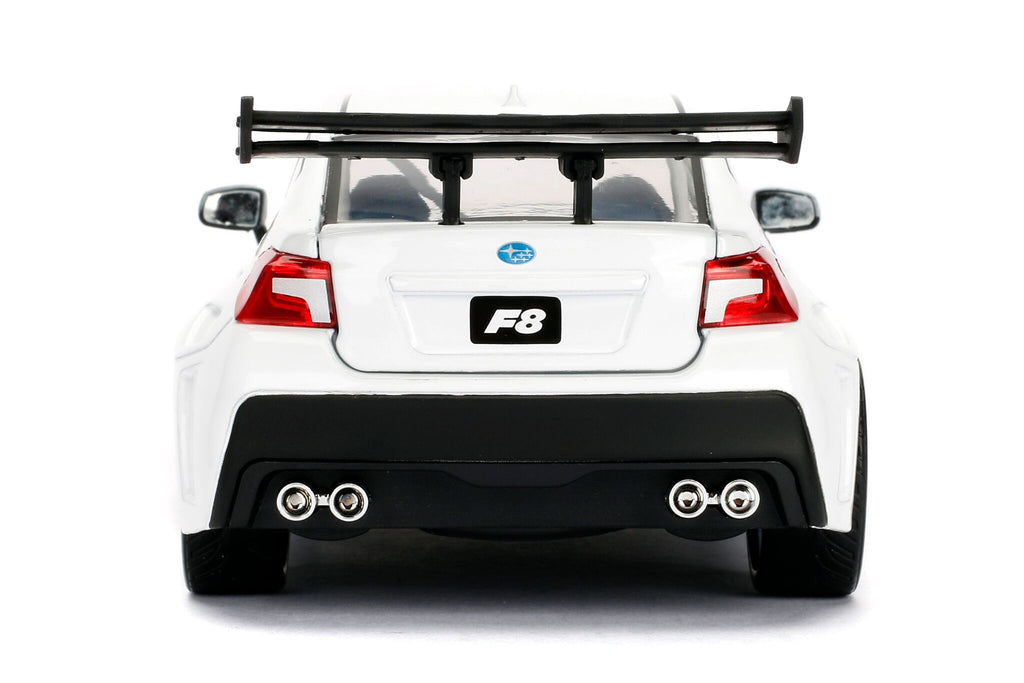 Mr. Little Nobody's Subaru WRX STI White 'Fast & Furious F8: The Fate of the Furious' Movie 1/24 Diecast Model Car  by Jada