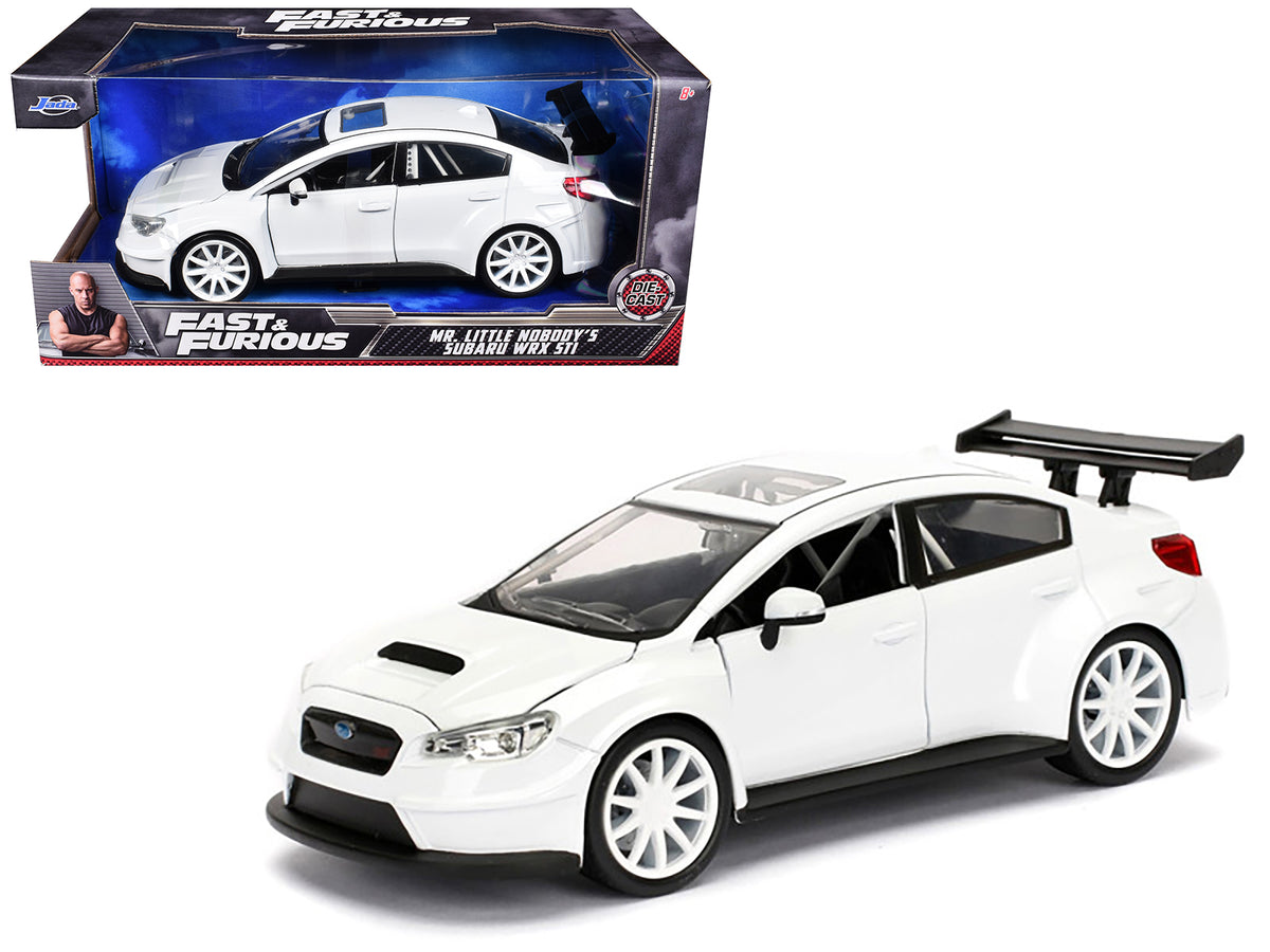 Mr. Little Nobody's Subaru WRX STI White 'Fast & Furious F8: The Fate of the Furious' Movie 1/24 Diecast Model Car  by Jada
