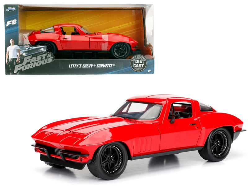 Letty's Chevrolet Corvette Fast & Furious F8 'The Fate of the Furious' Movie 1/24 Diecast Model Car by Jada