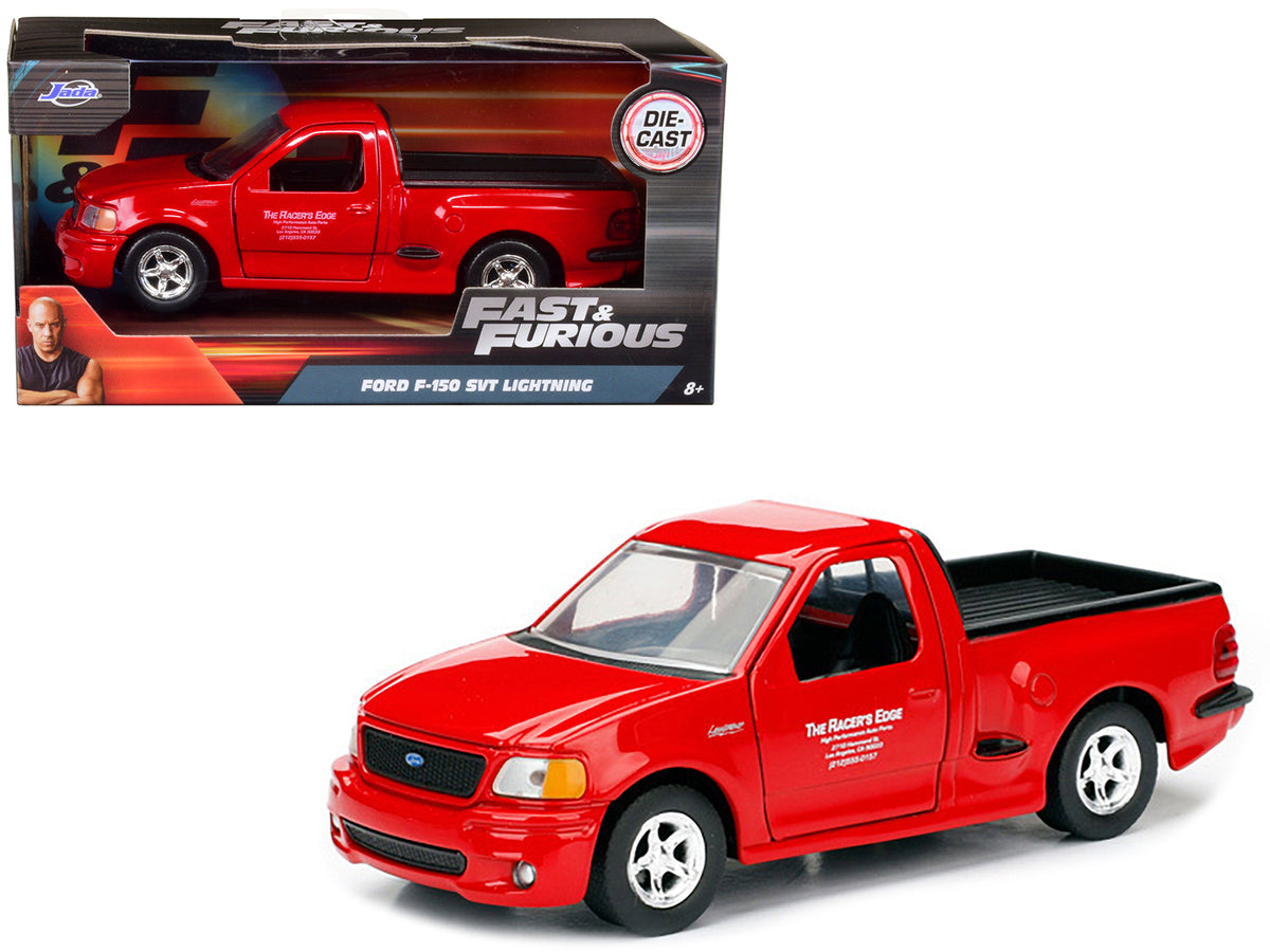 Brian's 1999 Ford F-150 SVT Lightning Pickup Truck Red 'Fast & Furious' Movie 1/32 Diecast Model Car by Jada