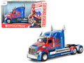 Western Star 5700 XE Phantom Optimus Prime with Robot on Chassis 'Transformers 5' (2017) Movie 'Hollywood Rides' Series 1/24 Diecast Model by Jada