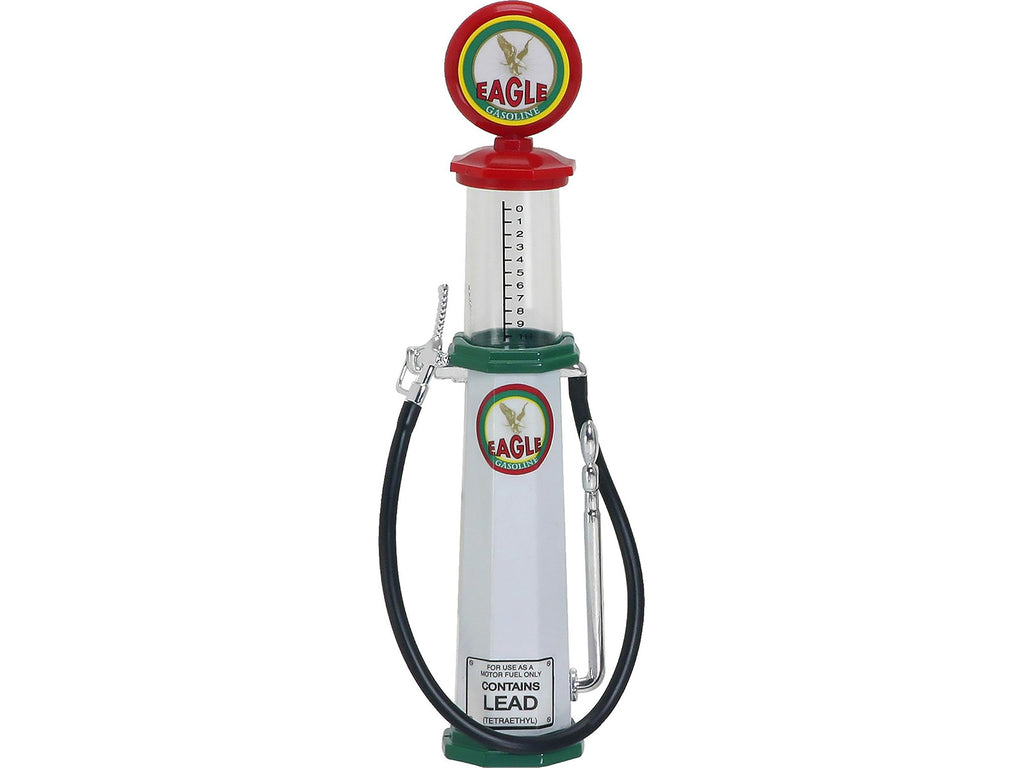 Eagle Gasoline Vintage Gas Pump Cylinder 1/18 Diecast Replica by Road Signature