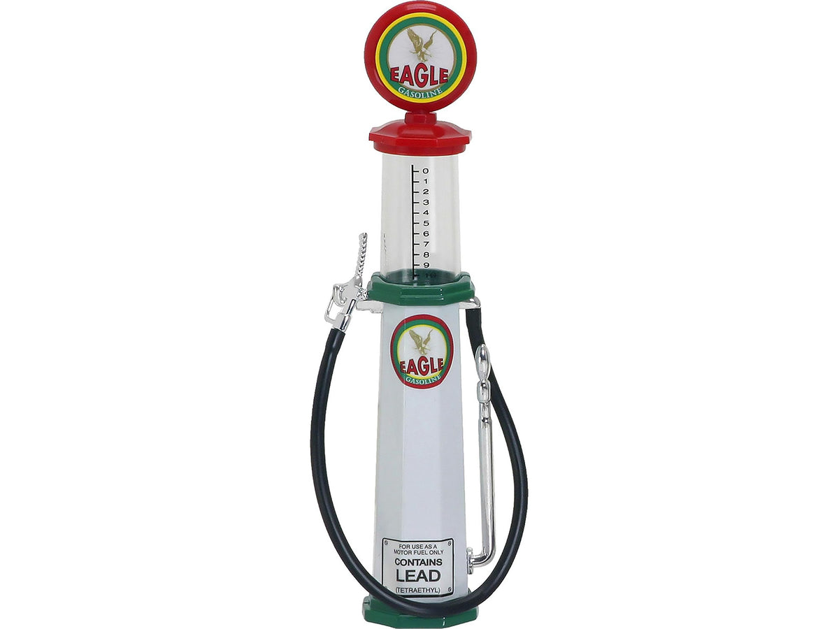 Eagle Gasoline Vintage Gas Pump Cylinder 1/18 Diecast Replica by Road Signature
