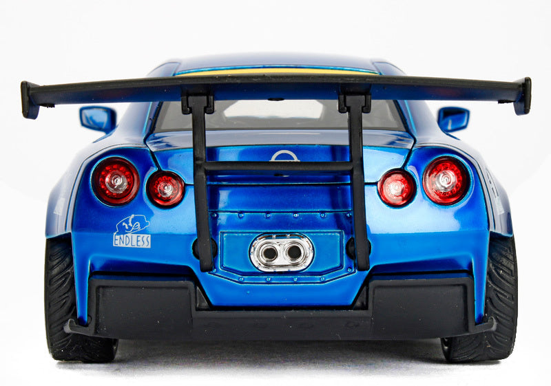 2009 Nissan GT-R (R35) Ben Sopra Blue JDM Tuners 1/24 Diecast Model Car  by Jada