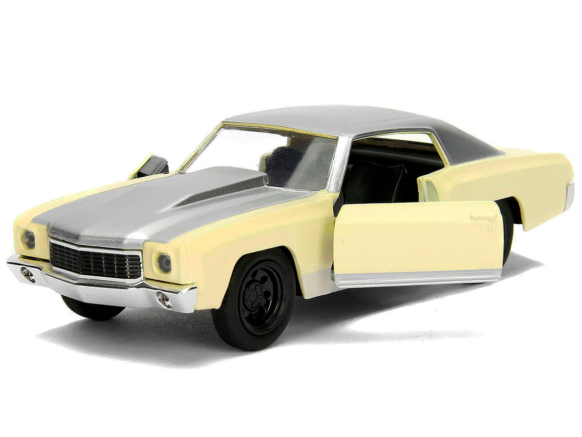 Chevrolet Monte Carlo Cream with Silver Hood and Top 'The Fast and the Furious: Tokyo Drift' (2006) Movie 'Fast & Furious' Series 1/32 Diecast Model Car by Jada
