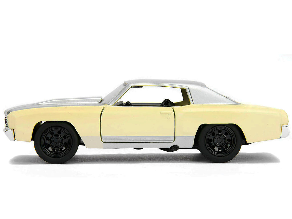 Chevrolet Monte Carlo Cream with Silver Hood and Top 'The Fast and the Furious: Tokyo Drift' (2006) Movie 'Fast & Furious' Series 1/32 Diecast Model Car by Jada