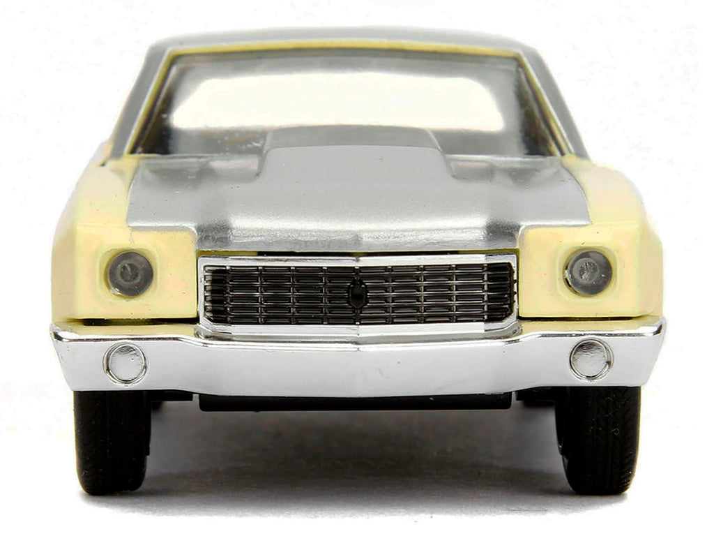 Chevrolet Monte Carlo Cream with Silver Hood and Top 'The Fast and the Furious: Tokyo Drift' (2006) Movie 'Fast & Furious' Series 1/32 Diecast Model Car by Jada