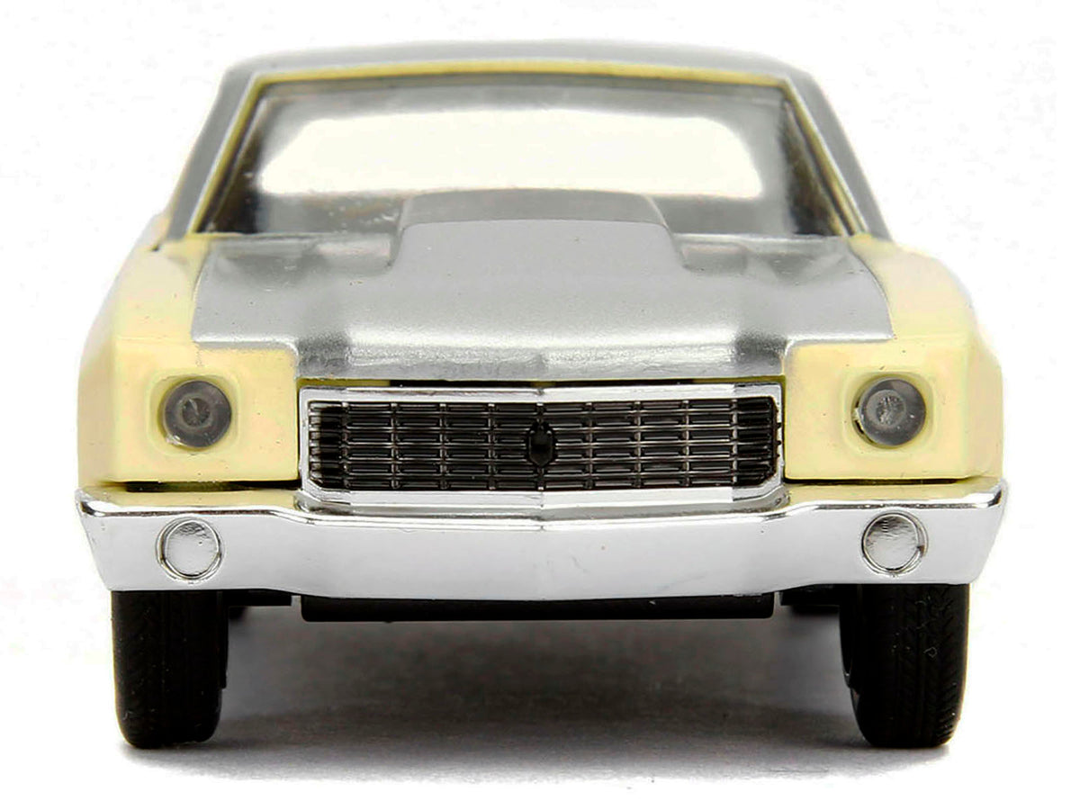 Chevrolet Monte Carlo Cream with Silver Hood and Top 'The Fast and the Furious: Tokyo Drift' (2006) Movie 'Fast & Furious' Series 1/32 Diecast Model Car by Jada