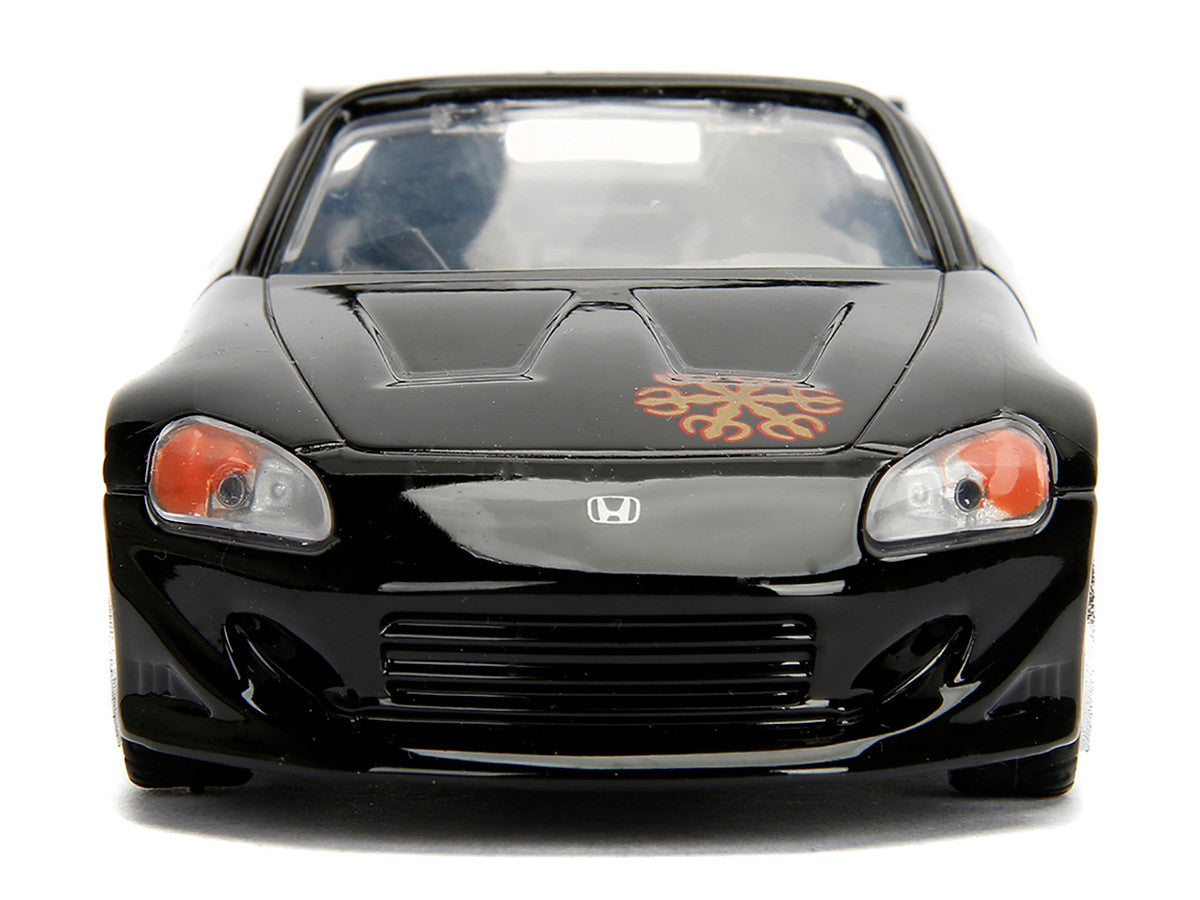 Honda S2000 Convertible Black with Graphics 'The Fast and the Furious' (2001) Movie '25 Years of Fast & Furious' Series 1/32 Diecast Model Car by Jada
