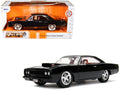 1970 Plymouth Road Runner 440 Black with Red Interior 'Bigtime Muscle' Series 1/24 Diecast Model Car by Jada