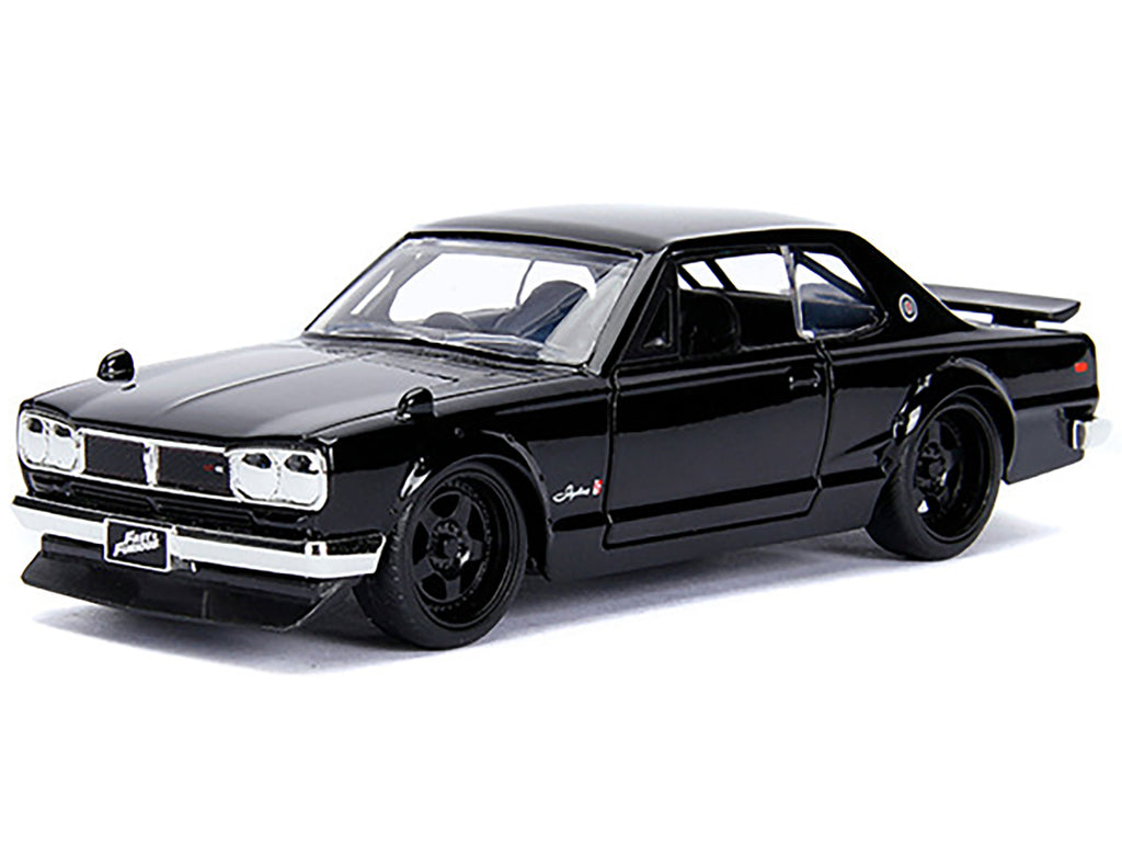 Brian's Nissan Skyline 2000 GT-R (KPGC10) Black 'Fast & Furious' Movie 1/32 Diecast Model Car by Jada