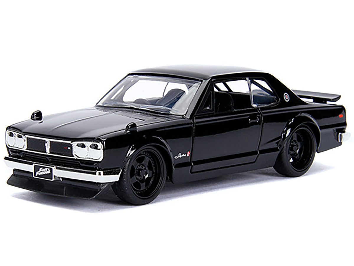 Brian's Nissan Skyline 2000 GT-R (KPGC10) Black 'Fast & Furious' Movie 1/32 Diecast Model Car by Jada
