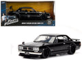 Brian's Nissan Skyline 2000 GT-R RHD (Right Hand Drive) Black 'Fast & Furious' Movie 1/24 Diecast Model Car by Jada