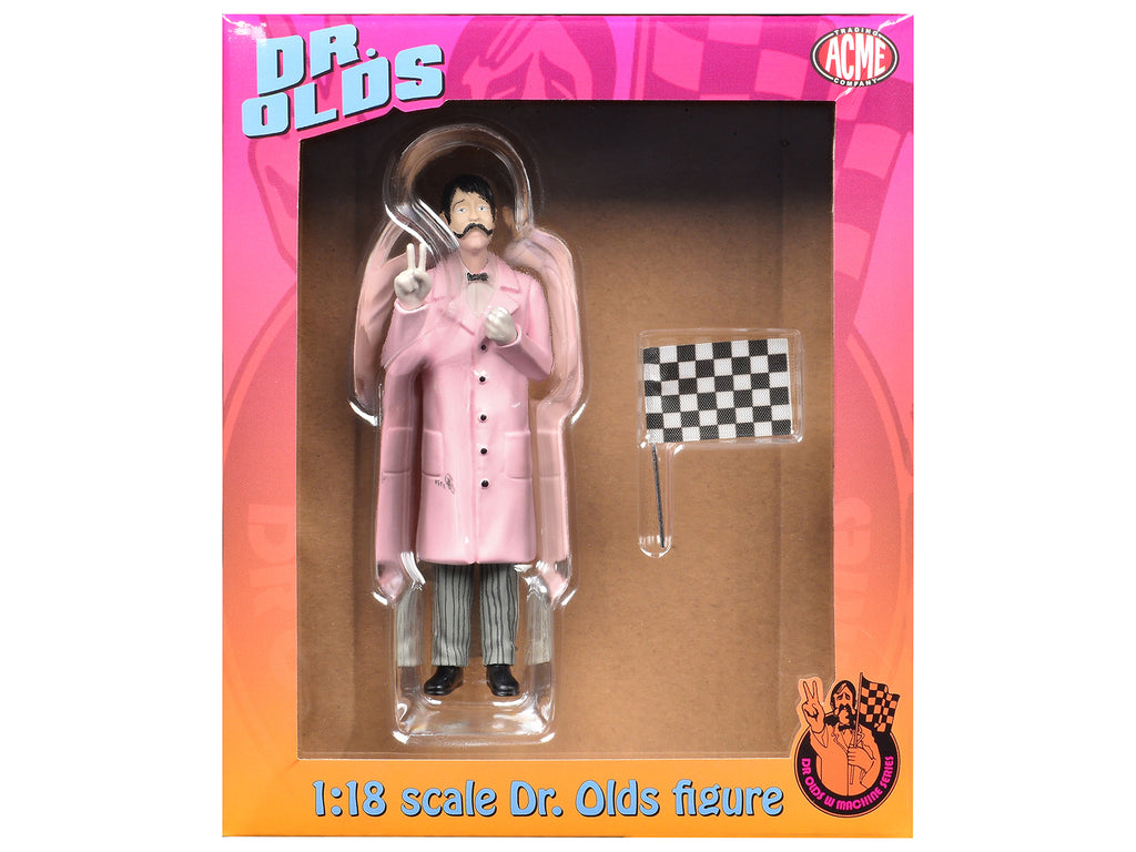 'Dr. Olds' Figure with Flag for 1/18 Scale Models by ACME