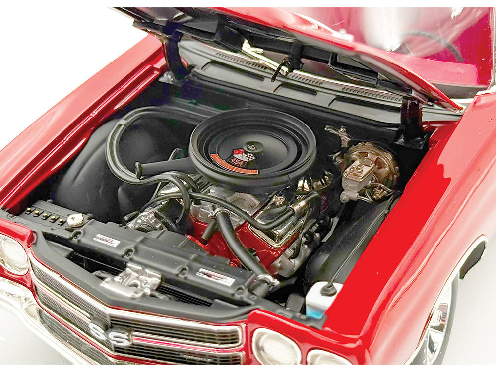 454 LS6 Engine and Transmission Replica from '1970 Chevrolet Chevelle SS' 1/18 Model by ACME