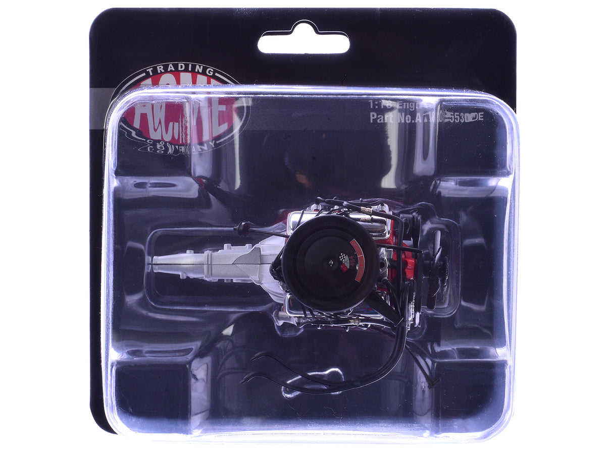 454 LS6 Engine and Transmission Replica from '1970 Chevrolet Chevelle SS' 1/18 Model by ACME