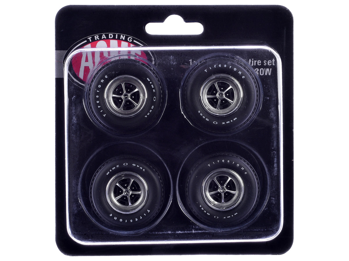 'Super Sport' Wheel and Tire Set of 4 pieces from '1970 Chevrolet Chevelle SS' for 1/18 Scale Models by ACME