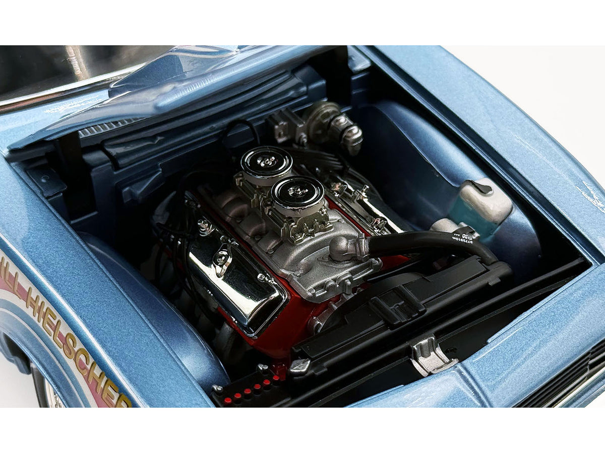 1967 Chevrolet Camaro 'Mr. Bardahl Drag Car' Blue Metallic with Red and White Graphics Limited Edition to 312 pieces Worldwide 1/18 Diecast Model Car by ACME