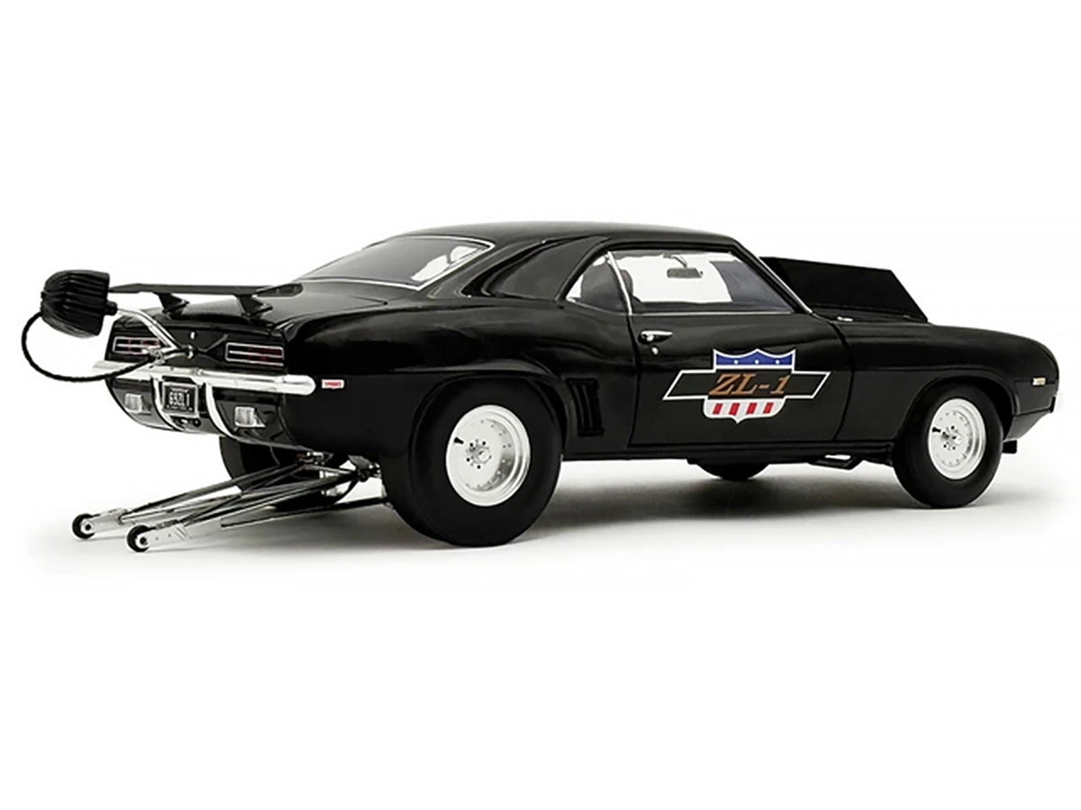 1969 Chevrolet Camaro ZL-1 'Drag Outlaws' Black Limited Edition to 372 pieces Worldwide 1/18 Diecast Model Car by ACME
