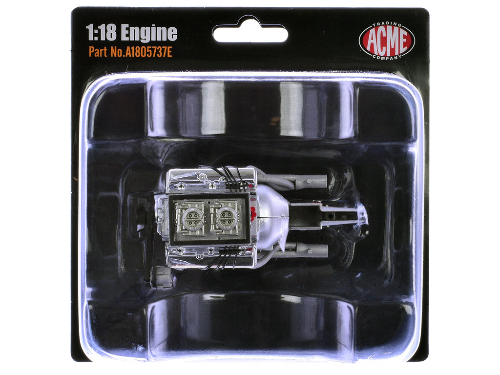 ZL-1 427 Engine and Transmission Replica from '1969 Chevrolet Camaro ZL-1' 1/18 Model by ACME