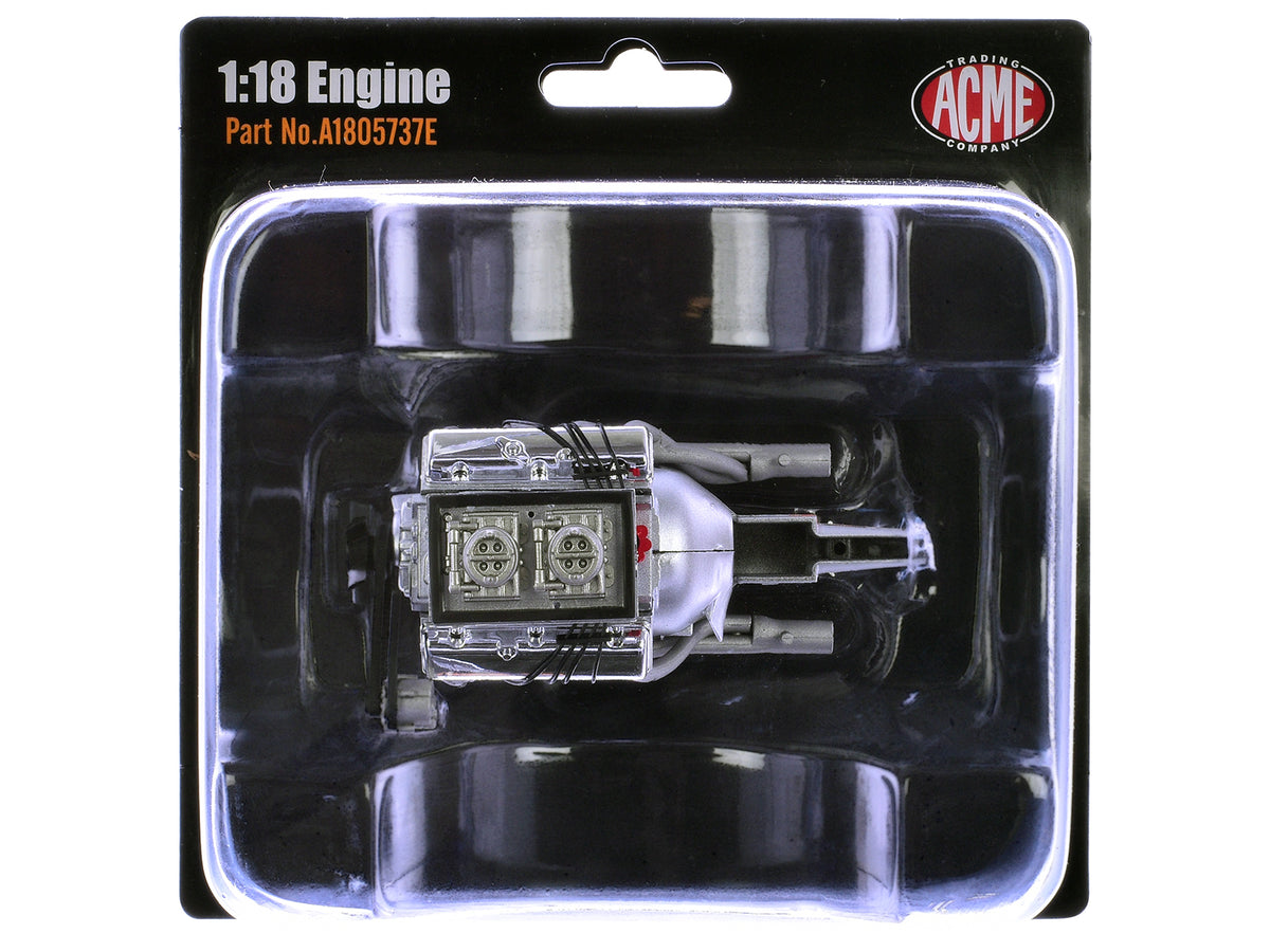 ZL-1 427 Engine and Transmission Replica from '1969 Chevrolet Camaro ZL-1' 1/18 Model by ACME