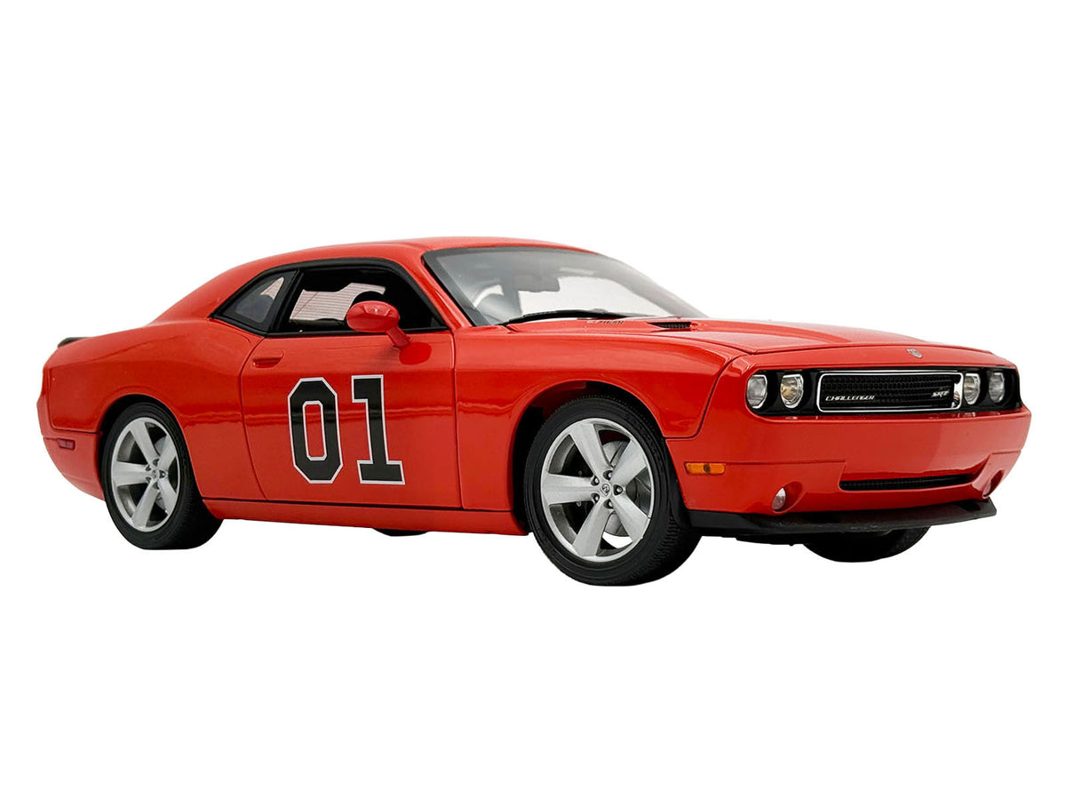 2010 Dodge Challenger SRT8 #01 'The General' Orange Limited Edition to 510 pieces Worldwide 1/18 Diecast Model Car by ACME