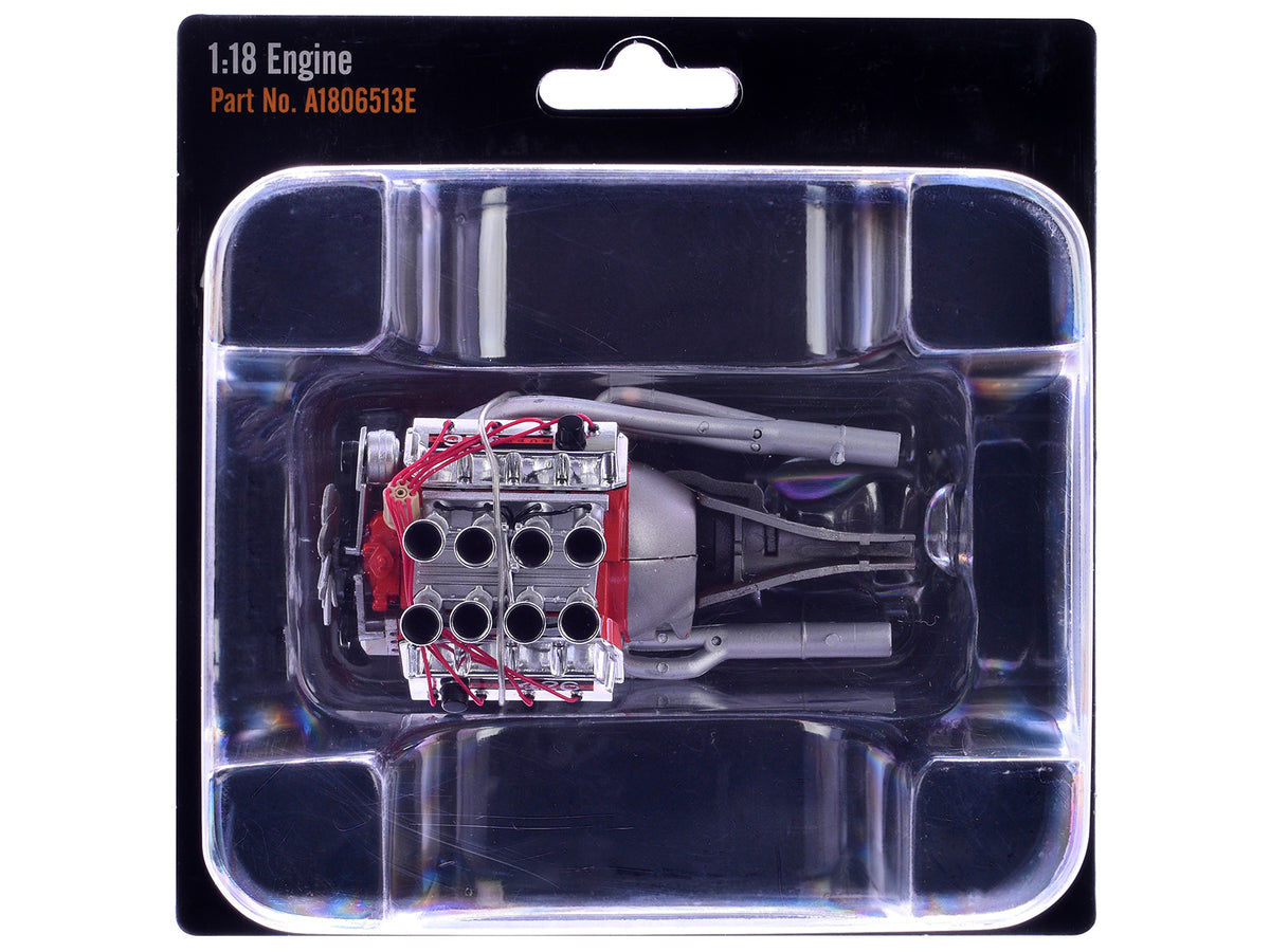 426 Injected HEMI Engine Replica from '1965 Dodge Coronet AWB' 1/18 Model by ACME