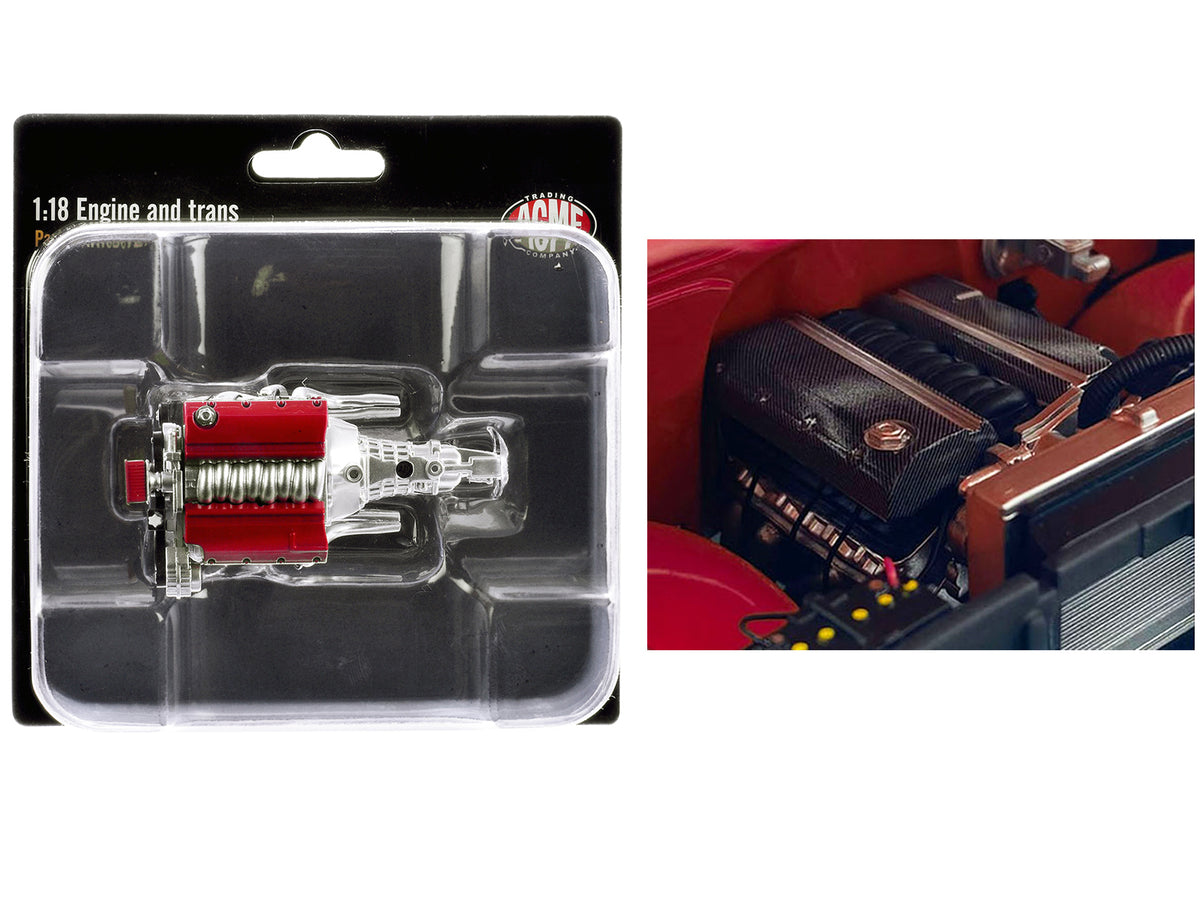 LS3 Engine & Transmission Replica from '1967 Chevrolet C-10 Custom' 1/18 Model by ACME