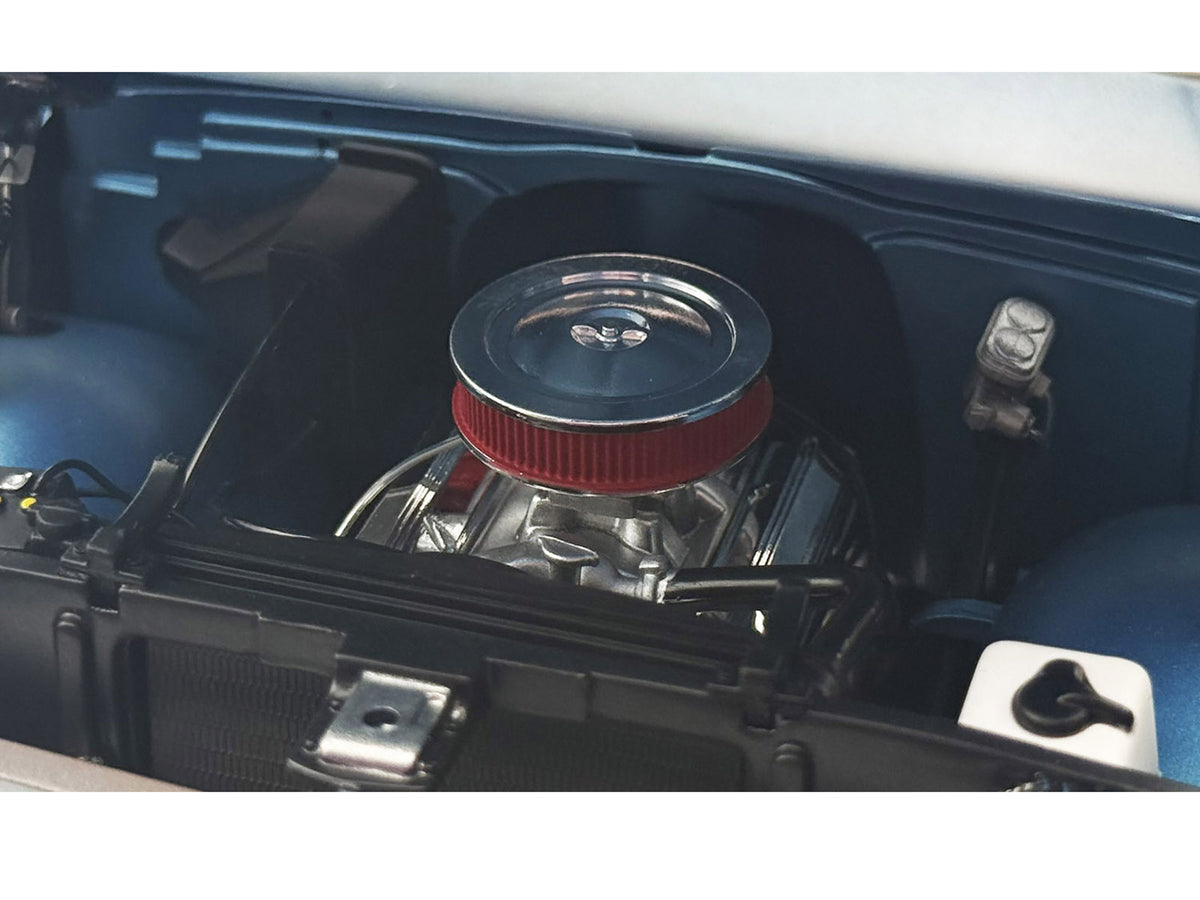 Small Block 350 Engine and Transmission Replica from '1967 Chevrolet K-10 Pickup Truck' 1/18 Model by ACME