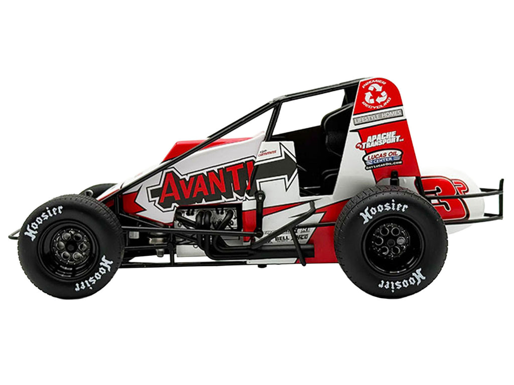 USAC Sprint Car #3P Kyle Cummins 'Avanti' Champion 'USAC Sprint Car National Championship' (2025) 1/18 Diecast Model Car by ACME