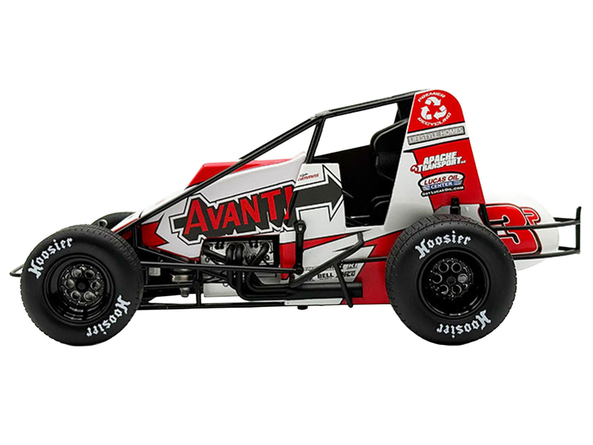 USAC Sprint Car #3P Kyle Cummins 'Avanti' Champion 'USAC Sprint Car National Championship' (2025) 1/18 Diecast Model Car by ACME