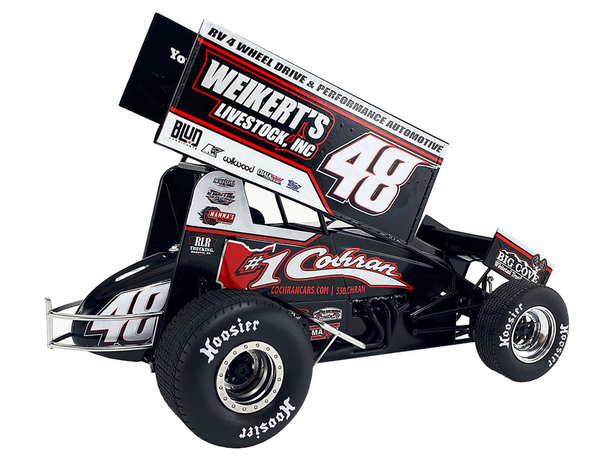 Winged Sprint Car #48 Danny Dietrich 'Weikert's Livestock Inc.' Gary Kauffman Racing (2024) 1/18 Diecast Model Car by ACME