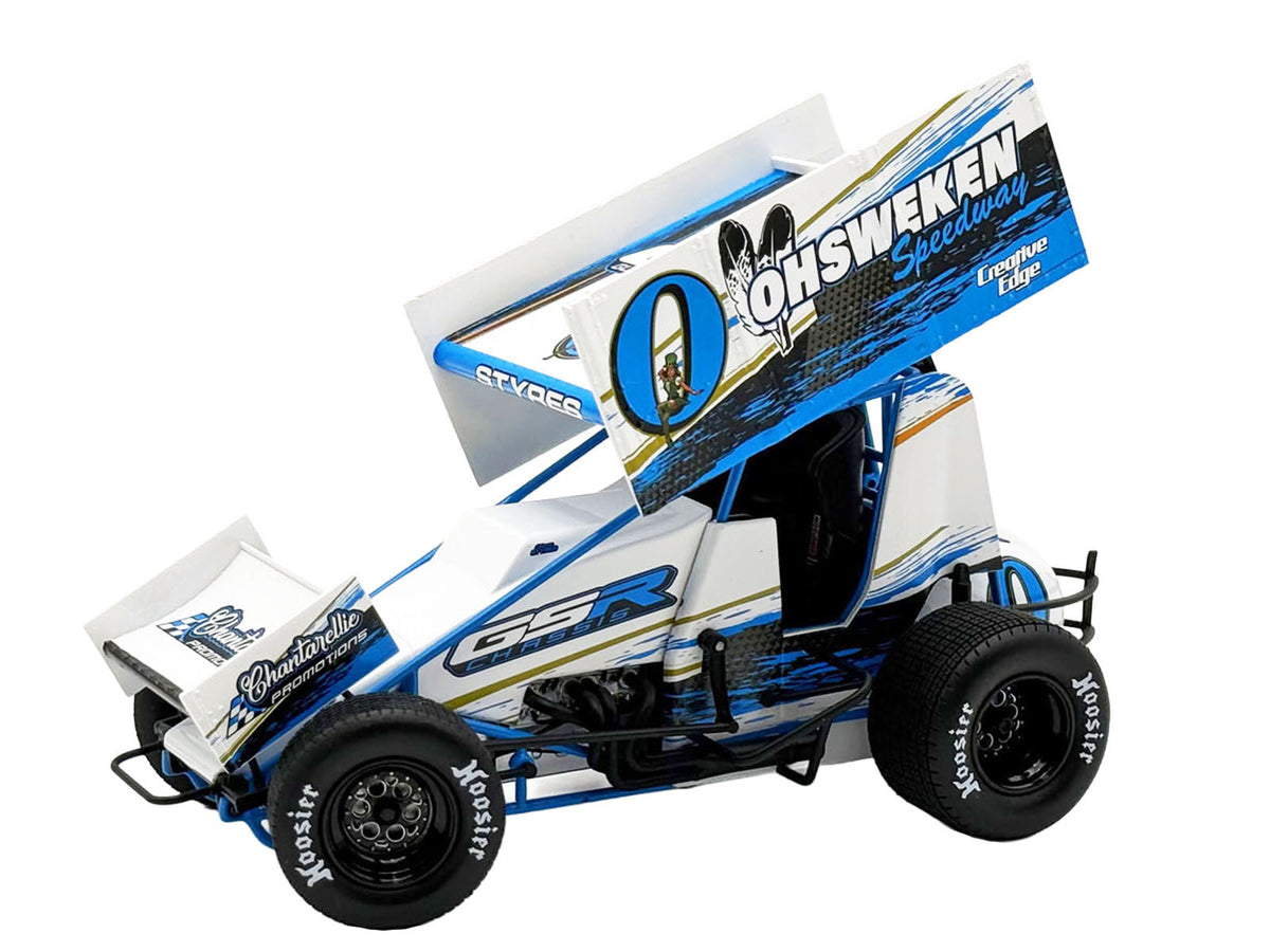 Winged Sprint Car #0 Glenn Styres 'GSR Chassis - Ohsweken Speedway' (2026) 1/18 Diecast Model Car by ACME