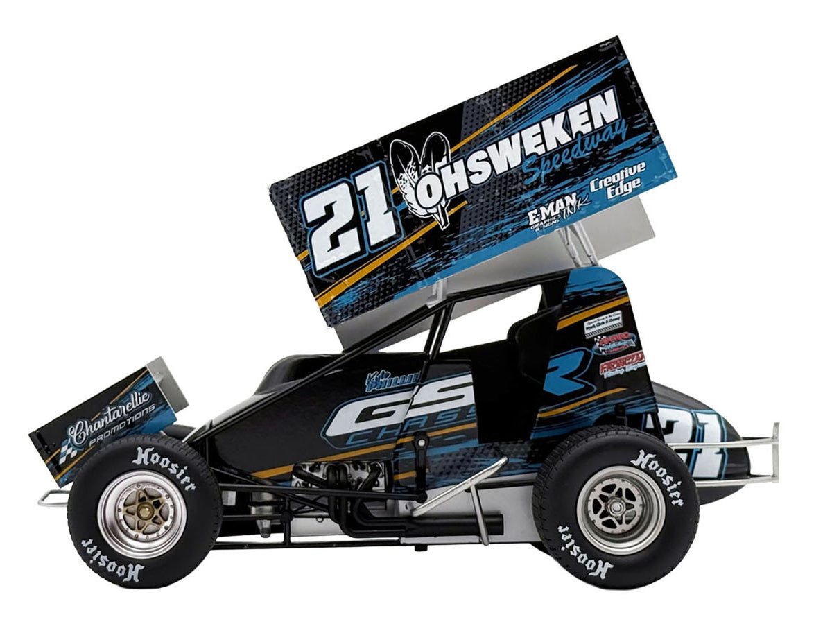 Winged Sprint Car #21 Kyle Phillips 'GSR Chassis - Ohsweken Speedway' (2026) 1/18 Diecast Model Car by ACME