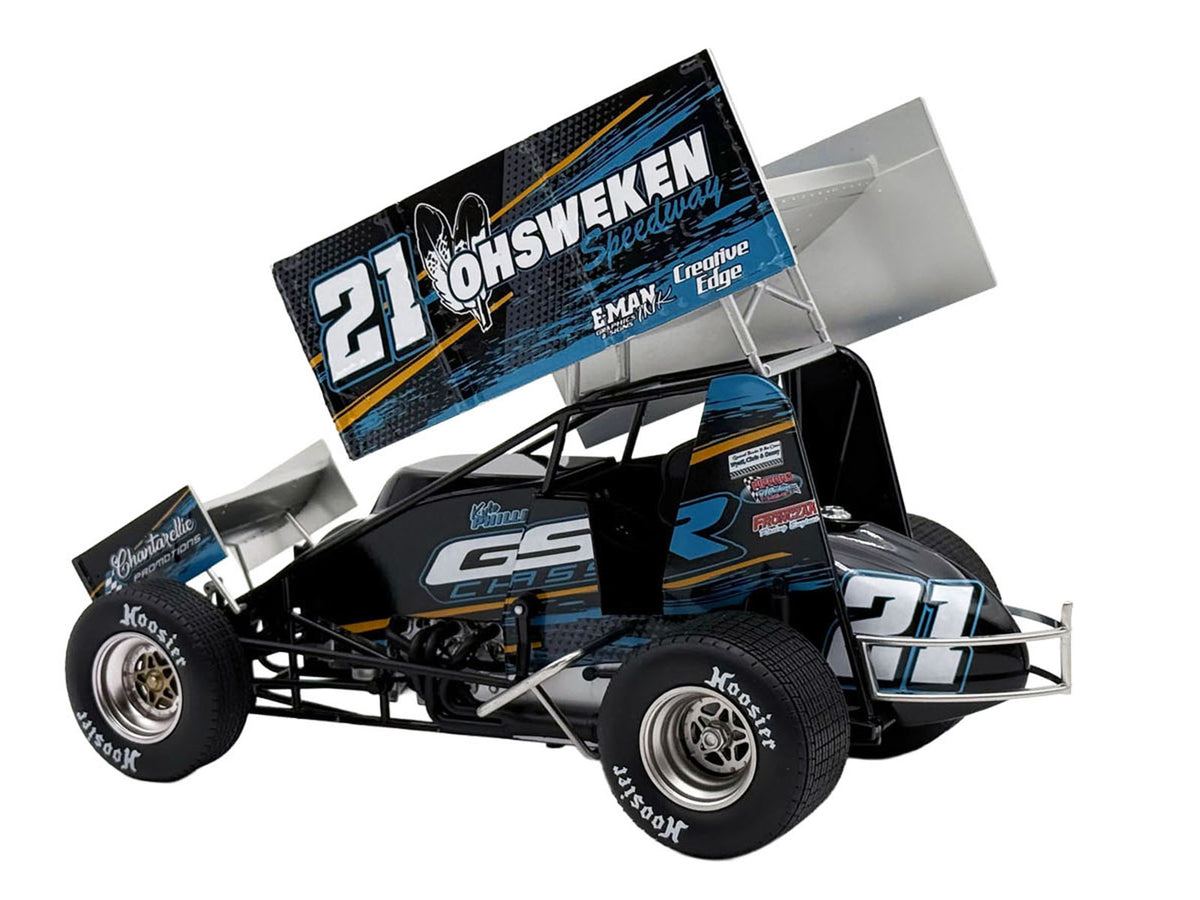 Winged Sprint Car #21 Kyle Phillips 'GSR Chassis - Ohsweken Speedway' (2026) 1/18 Diecast Model Car by ACME