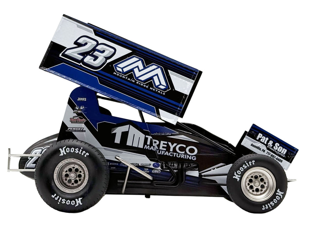 Winged Sprint Car #23 Chase Dietz 'Treyco Manufacturing - Mountain Ridge Metals' (2026) 1/18 Diecast Model Car by ACME