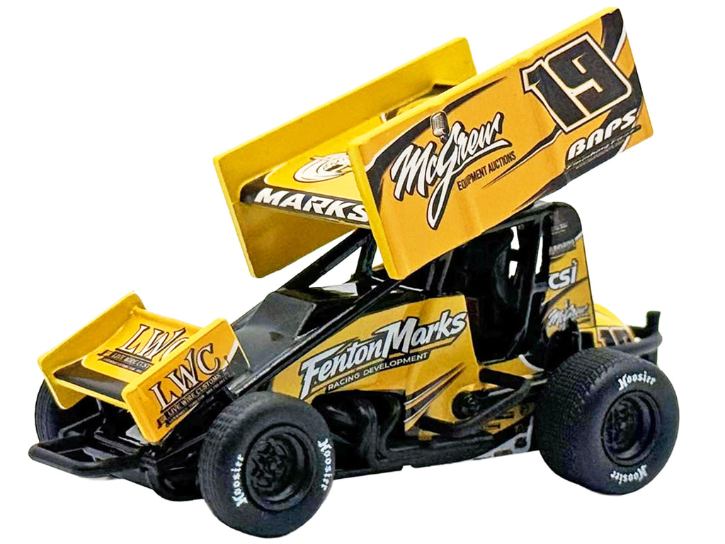 Winged Sprint Car #19 Brent Marks 'Fenton Marks Racing' (2026) 1/50 Diecast Model Car by ACME