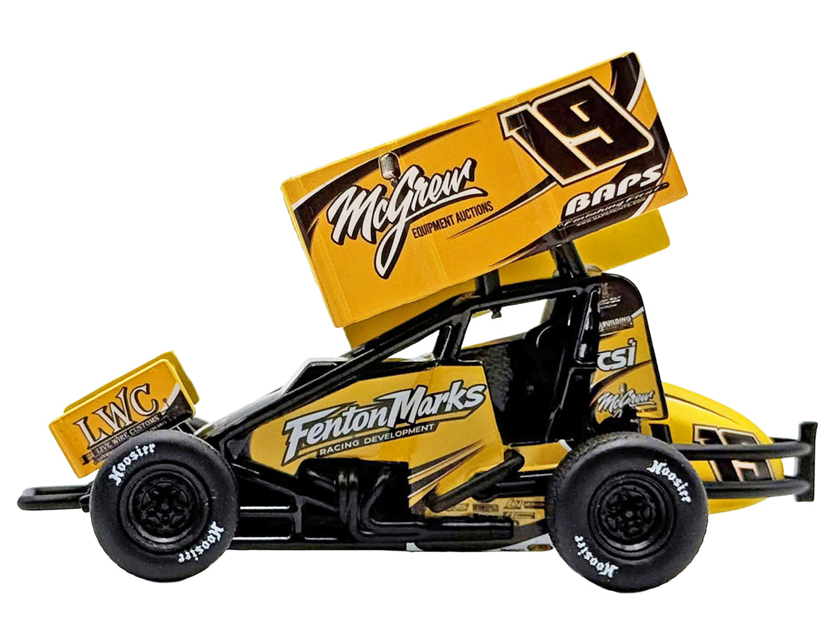 Winged Sprint Car #19 Brent Marks 'Fenton Marks Racing' (2026) 1/50 Diecast Model Car by ACME
