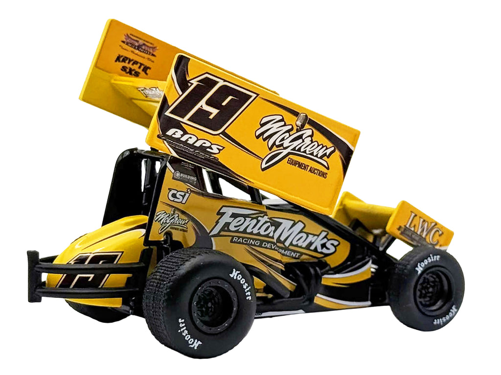 Winged Sprint Car #19 Brent Marks 'Fenton Marks Racing' (2026) 1/50 Diecast Model Car by ACME