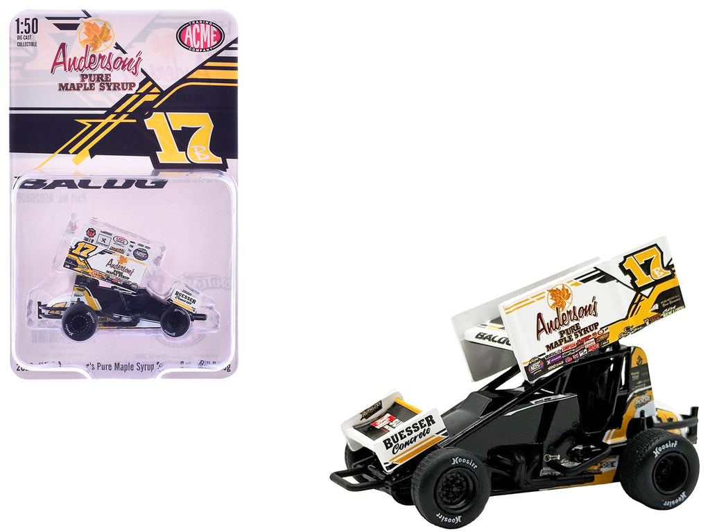 Winged Sprint Car #17B Bill Balog 'Anderson's Pure Maple Syrup' (2026) 1/50 Diecast Model Car by ACME