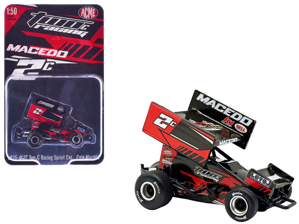 Winged Sprint Car #2C Cole Macedo 'Two C Racing' (2026) 1/50 Diecast Model Car by ACME