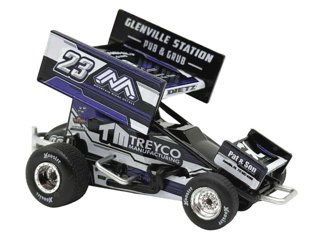 Winged Sprint Car #23 Chase Dietz 'Treyco Manufacturing - Mountain Ridge Metals' (2026) 1/50 Diecast Model Car by ACME