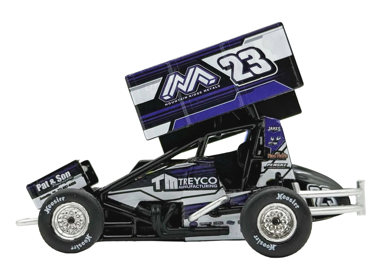 Winged Sprint Car #23 Chase Dietz 'Treyco Manufacturing - Mountain Ridge Metals' (2026) 1/50 Diecast Model Car by ACME
